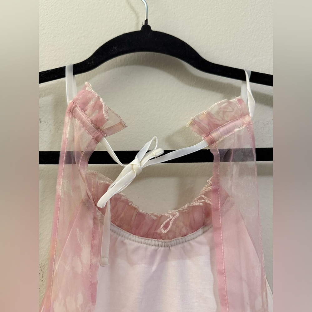 Free People Sweet Serenade Floral Open Back Mini Dress in Bubblegum Pink - S - Picture 10 of 16